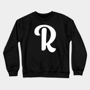 Letter R Crewneck Sweatshirt